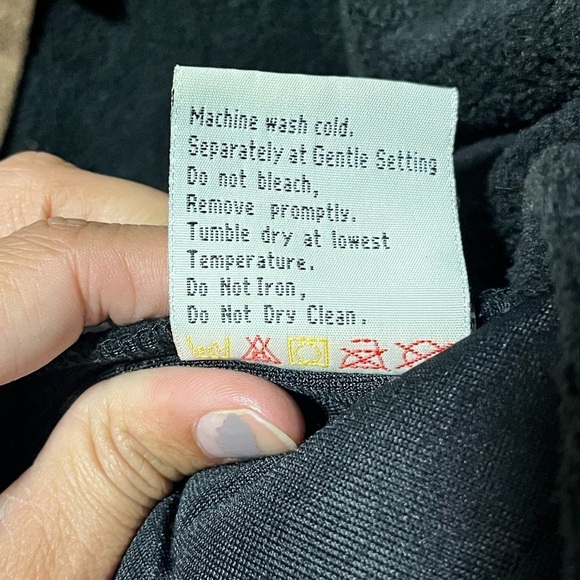 North End Pro Club Black Fleece Quarter-Zip Pullover - Size Large - Picture 4 of 16